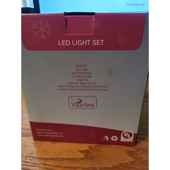 Green LED Christmas Lights with Green Wire, 66 Feet 200 Count Commercial Grade - Picture 9 of 10